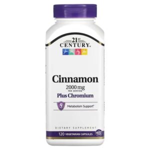 قرفة مع كروميوم 21st century cinnamon + chromium