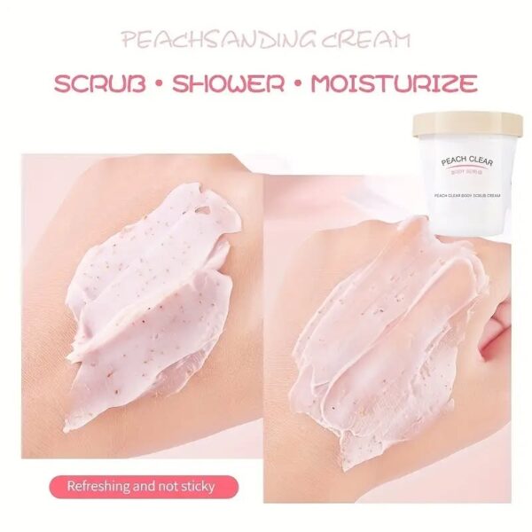 مقشر الجسم برائحة الخوخ peach clear