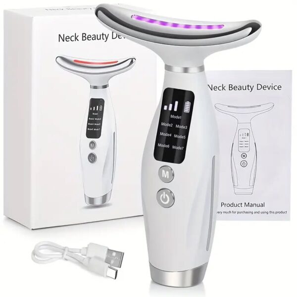جهاز rechargeable beauty device – شد وتدليك الوجه والرقبة