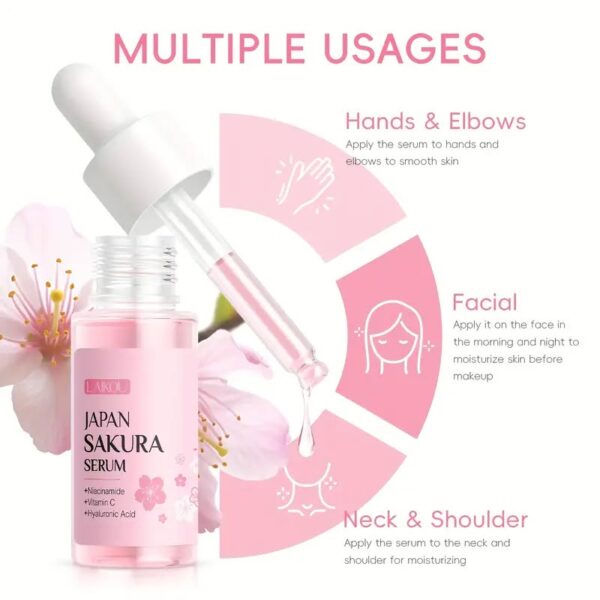 مجموعة ساكورا اليابانية للعناية بالبشرة – laikou sakura set (6 قطع)