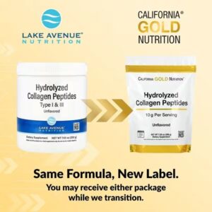 كولاجين بيبتيدز – hydrolyzed collagen peptides – من california gold nutrition