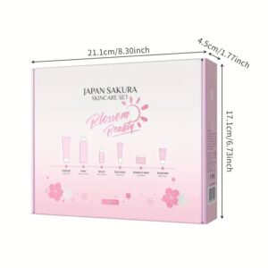 مجموعة ساكورا اليابانية للعناية بالبشرة – laikou sakura set (6 قطع)