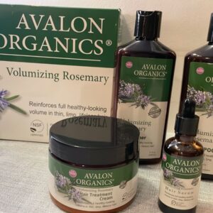 مجموعة العناية بالشعر avalon organics – إكليل الجبل لتكثيف وتقوية الشعر