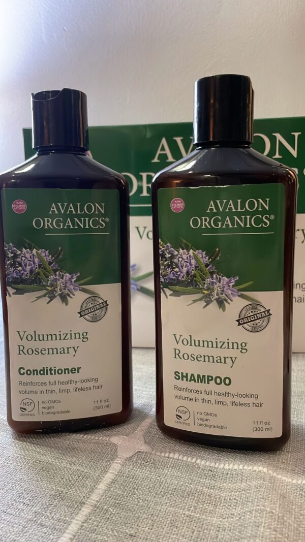 مجموعة العناية بالشعر avalon organics – إكليل الجبل لتكثيف وتقوية الشعر