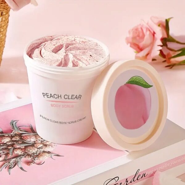 مقشر الجسم برائحة الخوخ peach clear