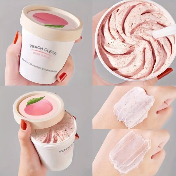 مقشر الجسم برائحة الخوخ peach clear